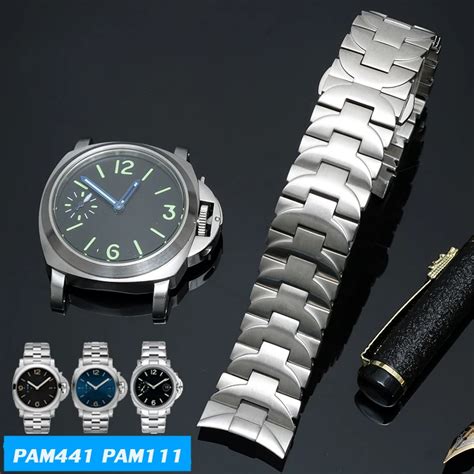 panerai bracelet metal|Panerai stainless steel bracelet 24mm.